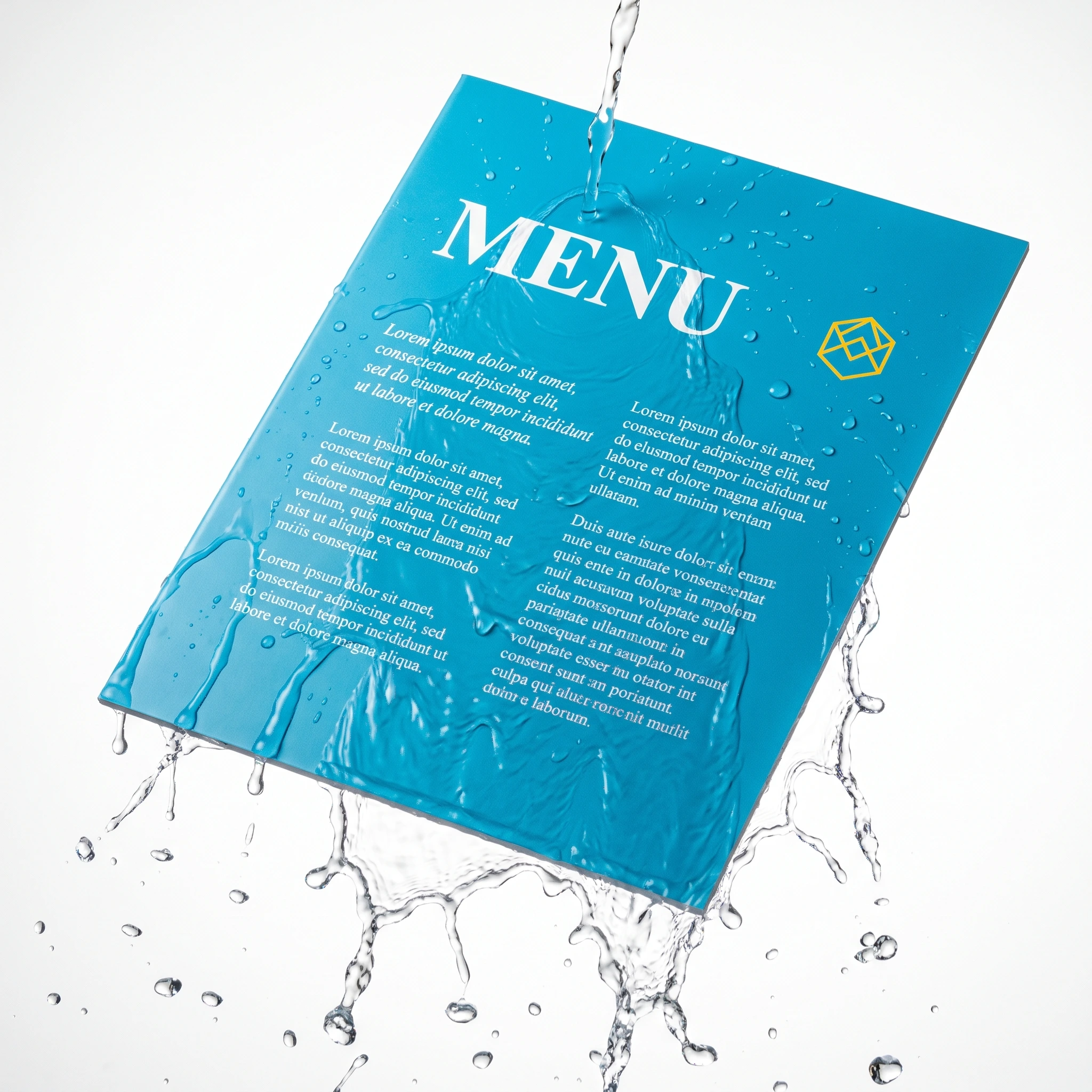 Waterproof Synthetic Menus